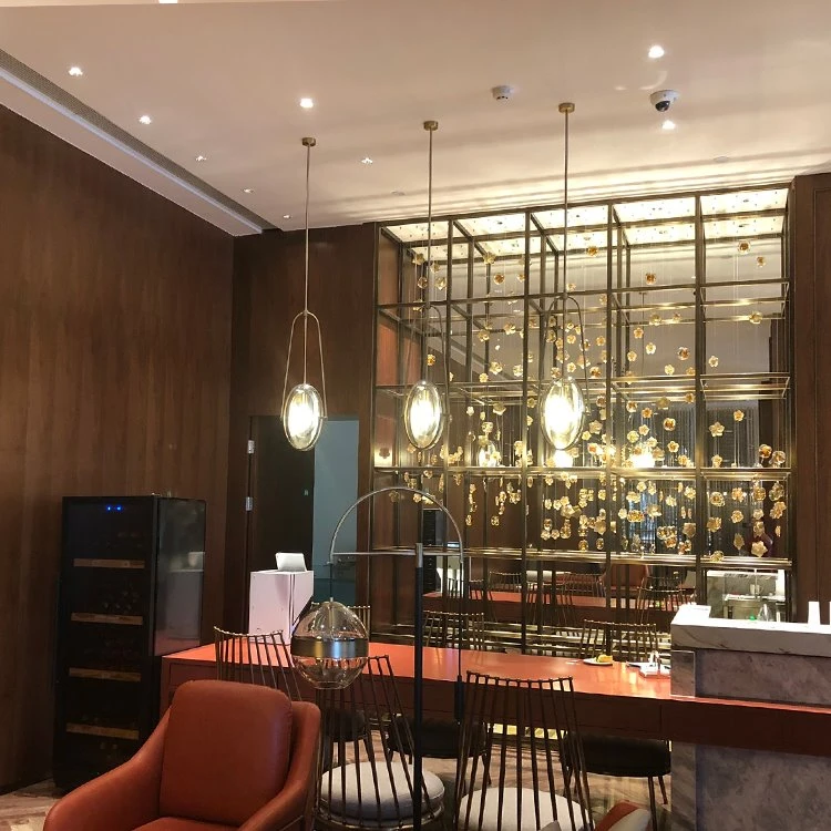 Decorative Art Glass Chandelier For Tea Room